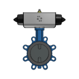 BOAX-B with DYNACTAIR NG - Centred disc butterfly valves with AMRING elastomer liner