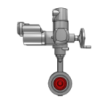 DANAÏS MTII CL.150 with Actuator AUMA - Высокопроизводительный клапан с седлом из пластомера или металла
