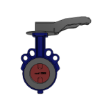 ISORIA 16 with Manual Handles - Centred disc butterfly valves with AMRING elastomer liner