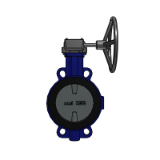 ISORIA 20 with MN MR Reducers - Centred disc butterfly valves with AMRING elastomer liner