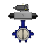KE PLASTOMER with DYNACTAIR NG - Centred-disc Butterfly Valve with PFA Liner