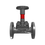 SISTO-16DLU with Material number -BIM Data - Maintenance-free Flanged Ends Diaphragm Valve