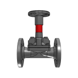 SISTO-16 HWA with Material number -BIM Data - Maintenance-free Flanged Ends Diaphragm Valve